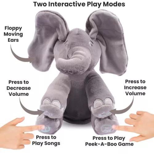 Emery Animated Plush Singing Elephant image 3