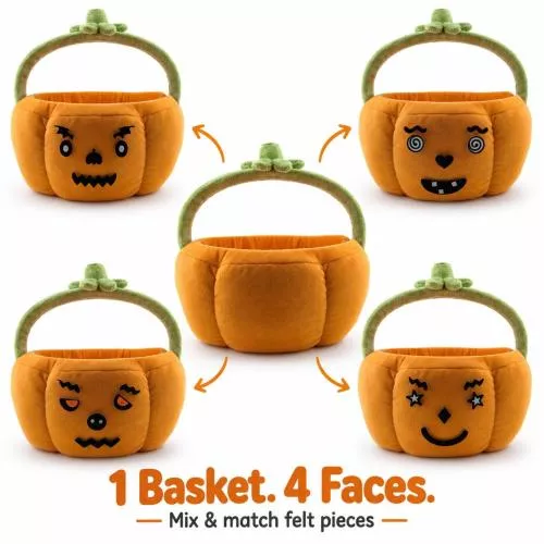 Dimple Create-a-Face Pumpkin Basket