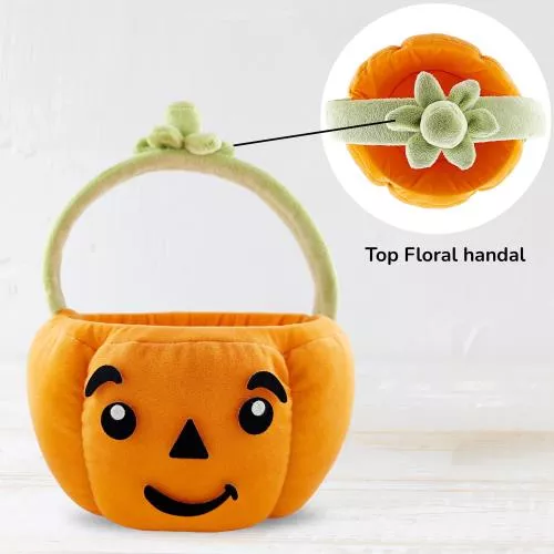 Customizable Plush Halloween Basket with 40 Mix-and-Match Felt Pieces image 8