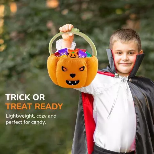 Customizable Plush Halloween Basket with 40 Mix-and-Match Felt Pieces image 9