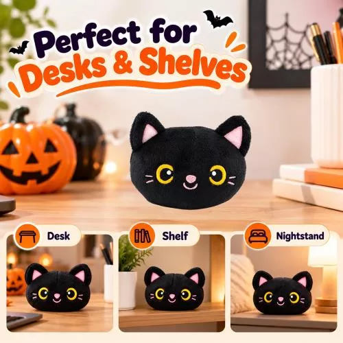 Mini Black Cat Halloween Plush image 6
