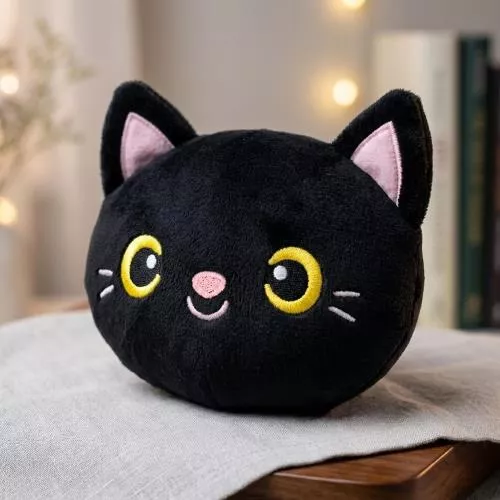 Mini Black Cat Halloween Plush image 8