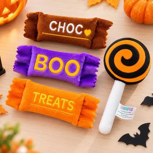 Halloween Plush Candy Toy Set – 4 Piece image 4