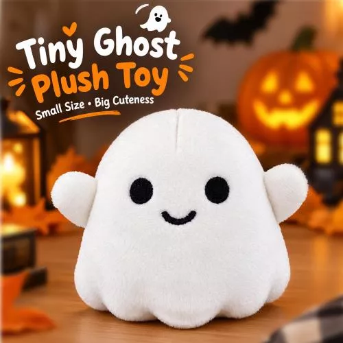 Dimple Tiny Ghost Plush – Cute Mini Hall image 3