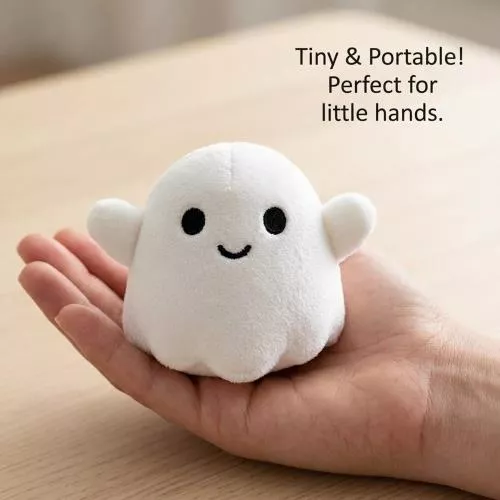 Dimple Tiny Ghost Plush – Cute Mini Hall image 4