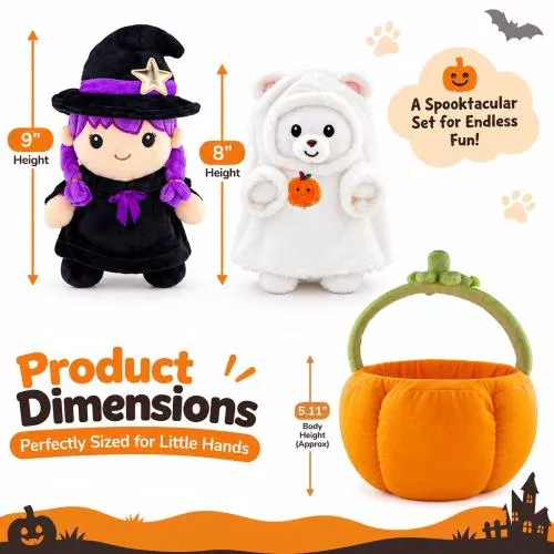 Dimple Create-A-Face Halloween Basket Pl