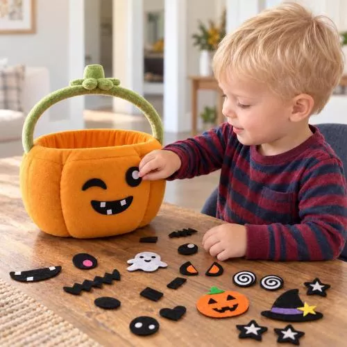 Dimple Create-A-Face Halloween Basket Pl image 6
