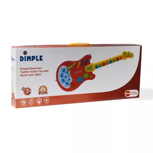 Toy Electric Guitar with over 20 Interactive Buttons, Levers and Modes with Sound and Lights by Dimple image 4
