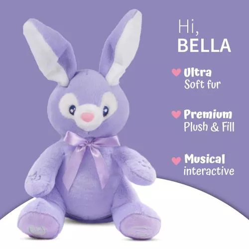 Grey & Purple Bunny Animated w Battery image 4