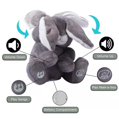 Grey & Purple Bunny Animated