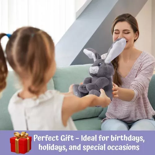 Grey & Purple Bunny Animated image 6