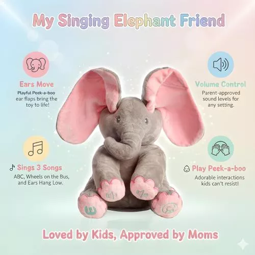 Kaia Elephant Animated Plush image 3