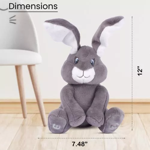 Milo Stuffed Bunny with Battery
