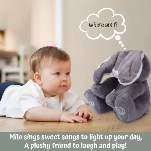 Milo Stuffed Bunny with Battery image 4