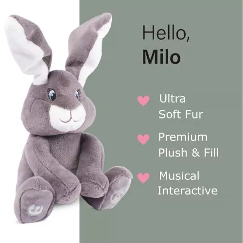 Milo Stuffed Bunny with Battery image 6