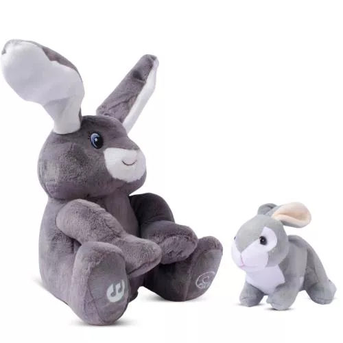 Milo Animated Bunny & Plush Baby Bunny