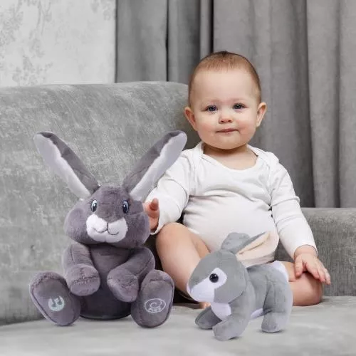 Milo Animated Bunny & Plush Baby Bunny image 4
