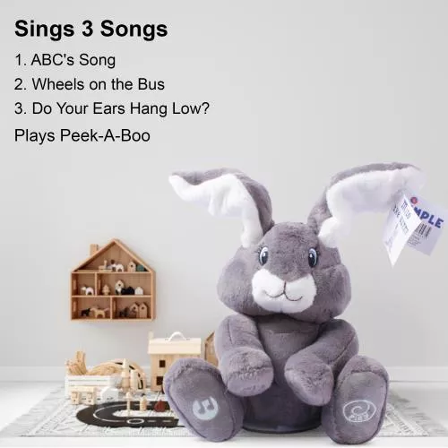 Milo Animated Bunny & Plush Baby Bunny image 9